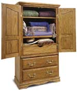 The Entertainment Chest features cedar-lined drawers