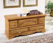 Hope Chest with Signature Carving